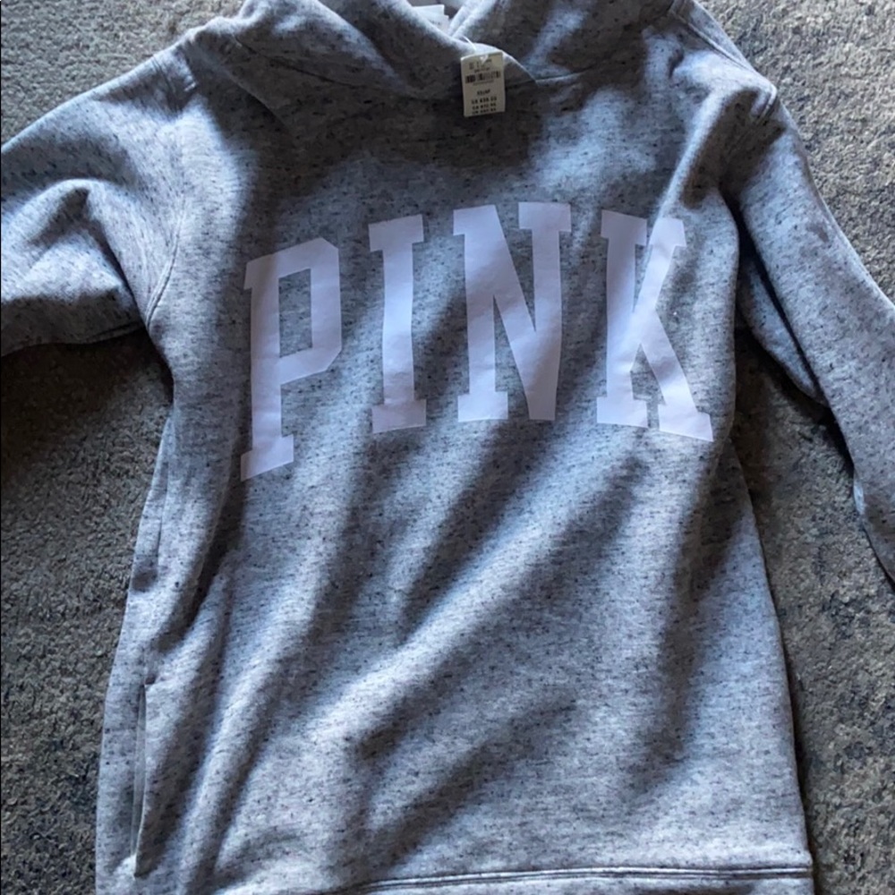 Never worn PINk xs grey hoodie